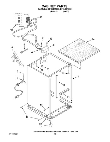 Diagram for DP1040XTXB0