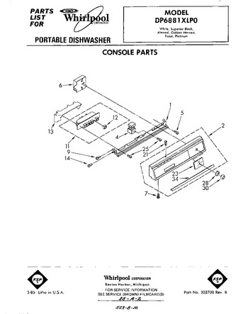 Diagram for DP6881XLP0