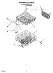 Diagram for 06 - Dishrack Parts