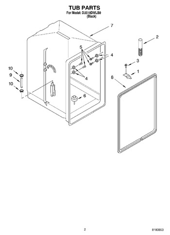 Diagram for DU018DWLB0