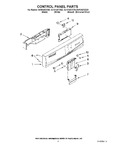 Diagram for 02 - Control Panel Parts