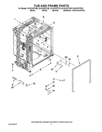 Diagram for DU1015XTXB0