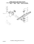 Diagram for 07 - Upper Wash And Rinse Parts