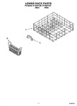 Diagram for 11 - Lower Rack Parts