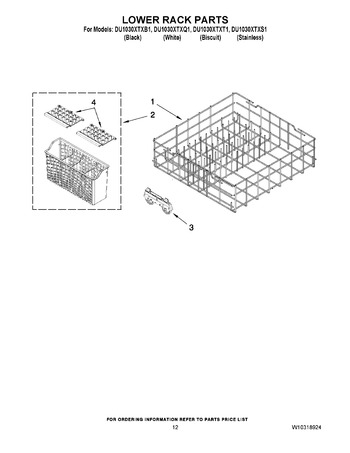 Diagram for DU1030XTXQ1