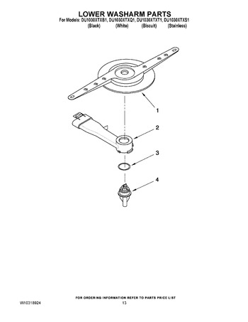 Diagram for DU1030XTXQ1