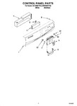 Diagram for 02 - Control Panel Parts