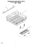 Diagram for 09 - Upper Rack And Track Parts