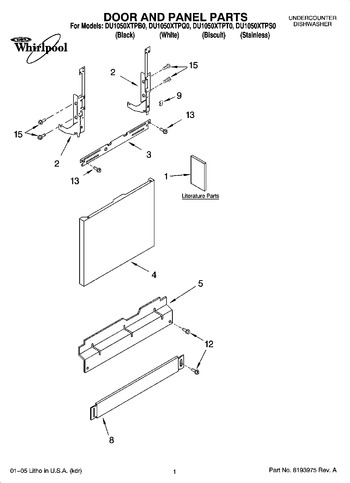 Diagram for DU1050XTPS0