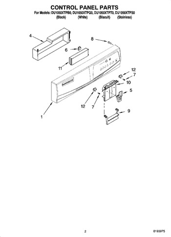 Diagram for DU1050XTPS0