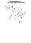 Diagram for 02 - Control Panel Parts