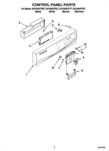 Diagram for DU1050XTPT7