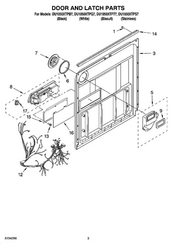 Diagram for DU1050XTPT7