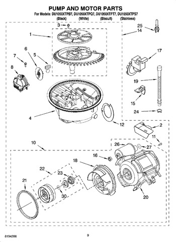 Diagram for DU1050XTPT7