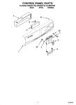 Diagram for 02 - Control Panel Parts