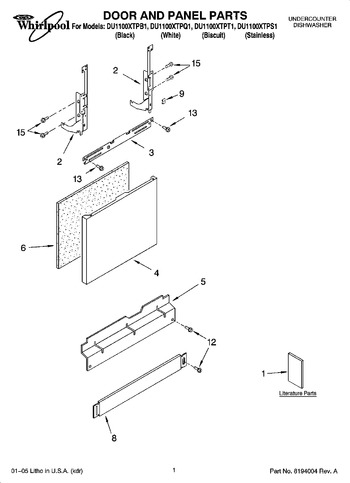 Diagram for DU1100XTPS1