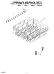 Diagram for 09 - Upper Rack And Track Parts