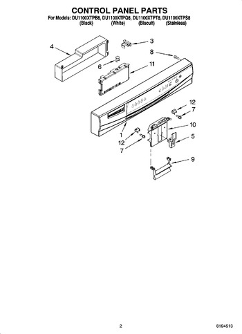 Diagram for DU1100XTPQ8