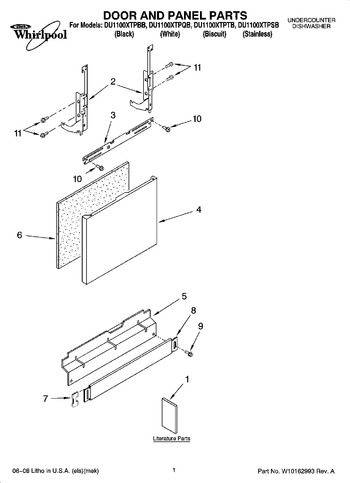 Diagram for DU1100XTPTB