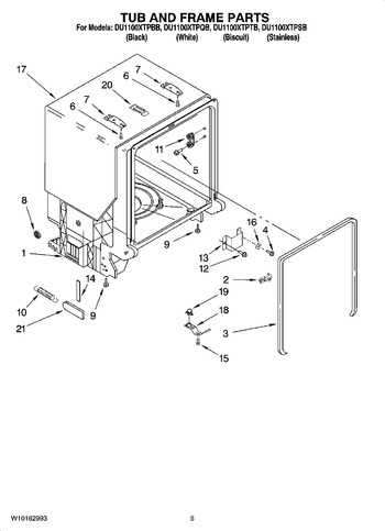 Diagram for DU1100XTPTB