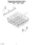 Diagram for 09 - Upper Rack And Track Parts