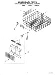 Diagram for 11 - Lower Rack Parts, Optional Parts (not Included)