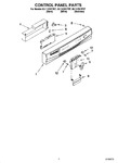 Diagram for 02 - Control Panel Parts