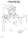 Diagram for 07 - Tub And Frame Parts