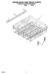 Diagram for 09 - Upper Rack And Track Parts