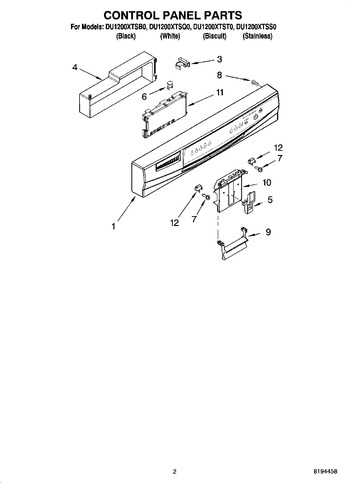 Diagram for DU1200XTSQ0