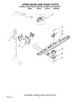 Diagram for 07 - Upper Wash And Rinse Parts