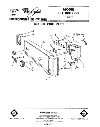 Diagram for DU1800XP0