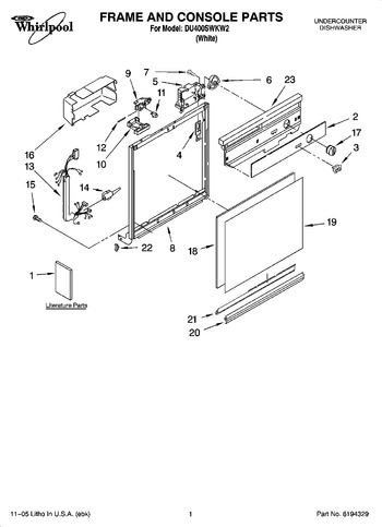 Diagram for DU400SWKW2