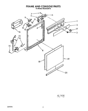 Diagram for DU5016XW0