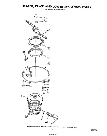 Diagram for DU5040XP0