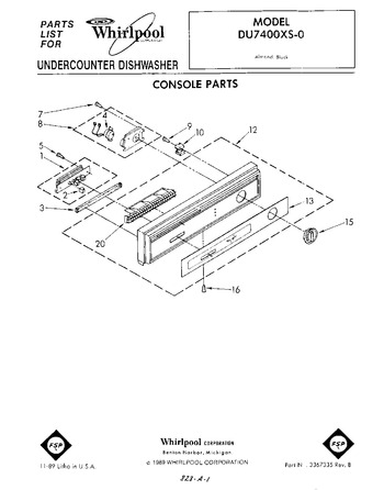 Diagram for DU7400XS0