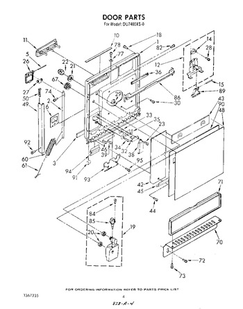 Diagram for DU7400XS0