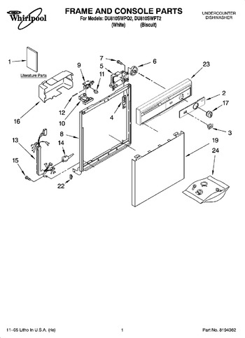 Diagram for DU810SWPQ2