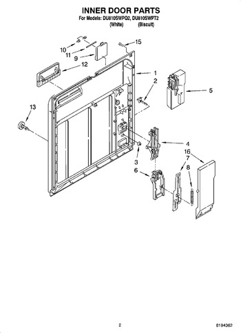 Diagram for DU810SWPQ2