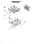 Diagram for 06 - Dishrack Parts