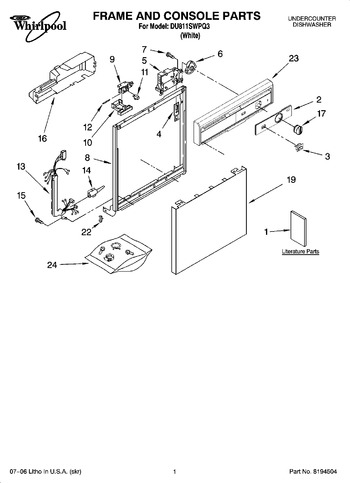 Diagram for DU811SWPQ3