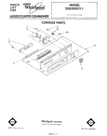 Diagram for DU8300XT1