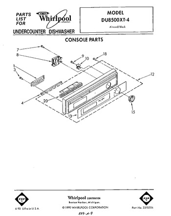 Diagram for DU8500XT4