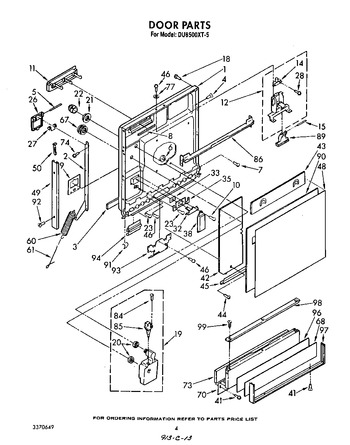 Diagram for DU8500XT5