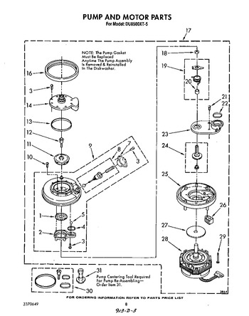 Diagram for DU8500XT5