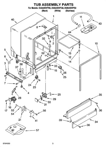 Diagram for DU850SWPB0