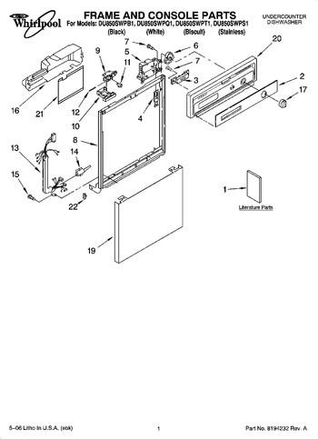 Diagram for DU850SWPT1