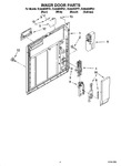 Diagram for 02 - Inner Door Parts