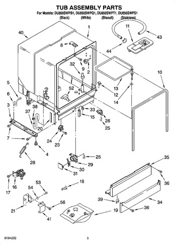 Diagram for DU850SWPT1