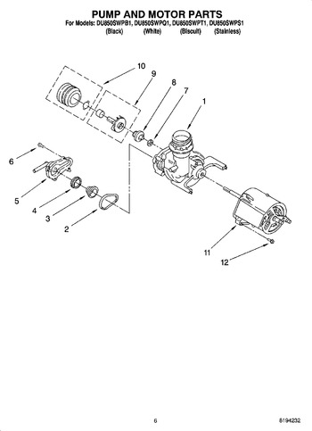 Diagram for DU850SWPT1